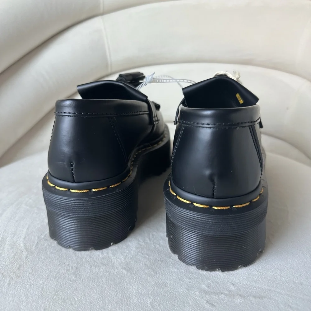 Dr Martens Adrian Bex Smooth Leather Platform Tassel Loafers Shoe Women’s Size 8 - Picture 3 of 10